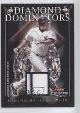 2005 Fleer Platinum Diamond Dominators Red Jerseys Jason Giambi #DD/JG 0f8