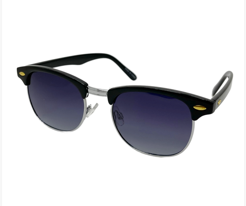 Gafas de sol polarizadas retro vintage UV400 medio marco metálico gafas de sol club (#130) - Imagen 4 de 10