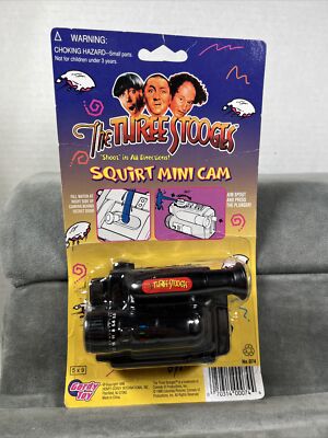 1996 Gordy Toys Three Stooges Squirt Cam Toy Vintage Toy Prop Water