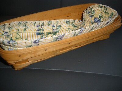 Longaberger 1995 Cracker Basket with Liner (YS9) | eBay