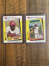 1982 Kmart Baseball MVP Series Joe Morgan #28 & #30 Cincinnati Reds LEGEND