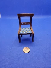  Vintage wooden Dollhouse Miniature concord dining chair