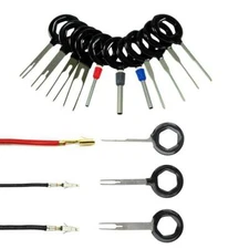 Wire Terminal Removal Tool Car Electrical Wiring Crimp Connector Pin Key 76Pcs