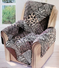 vivaDOMO&reg; Wende-Sesselschoner "Safari" Sessel&uuml;berwurf Sofaschoner 6333.060