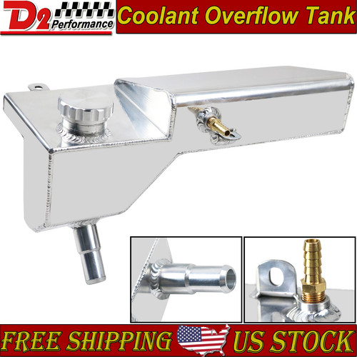 Aluminum Coolant Expansion Overflow Tank Fits Ford Mustang 96-04 4.6L V8 - Foto 2 di 9