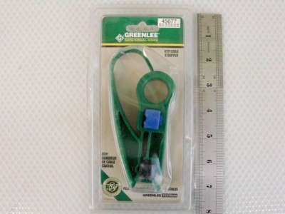 Greenlee UTP/Coax Stripper 45677 Kwik TV Cable Cat 5