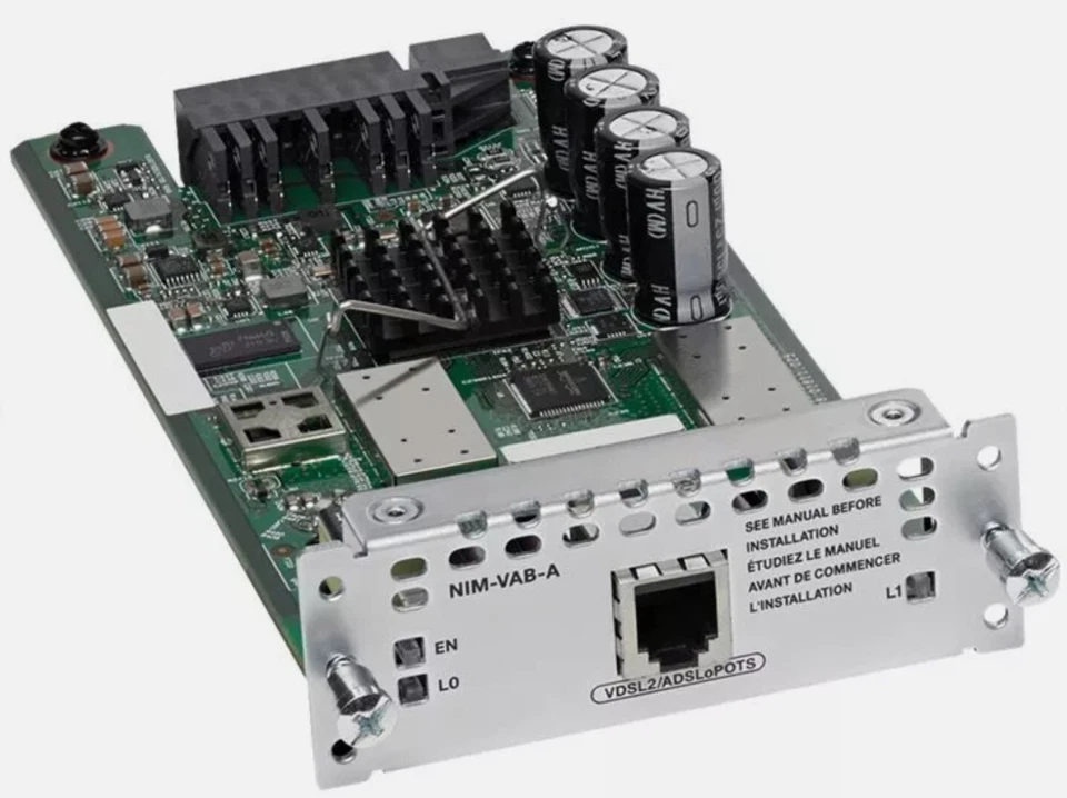 Cisco modulo NIM-VAB-A 1-port VDSL2/ADSL over POTS - Immagine 2 di 2