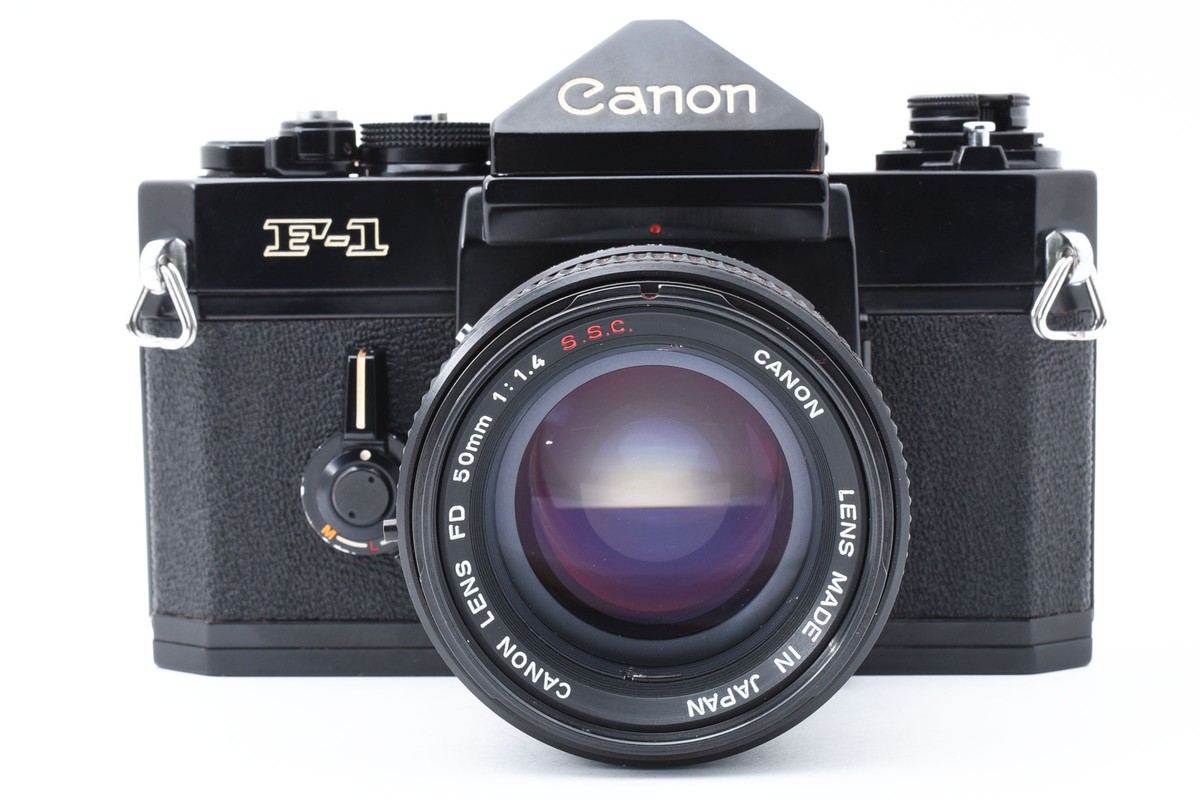 N MINT w/ Case] Canon F-1 SLR Film Camera FD 50mm f/1.4