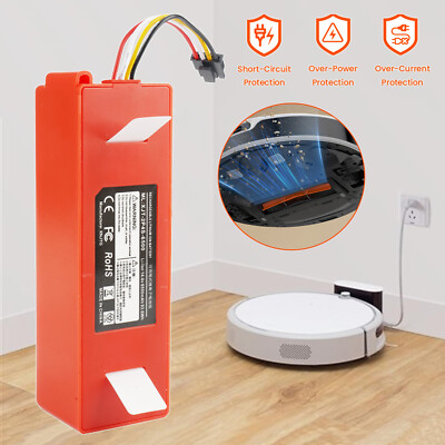6500mAh 14,4V Akku Li-Ion Ersatzakku für Xiaomi Roborock S50/S51 Vacuum Cleaner