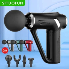 SITUOFUN Massage Gun 32 Levels Deep Tissue Sport Electric Pistol Massager