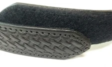 STALLION LEATHER BASKETWEAVE 1 1/2" GARRISON HOOK & LOOP SIZE 36"