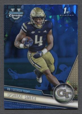 2023 Bowman University Chrome Sapphire #94 Dontae Smith 1st