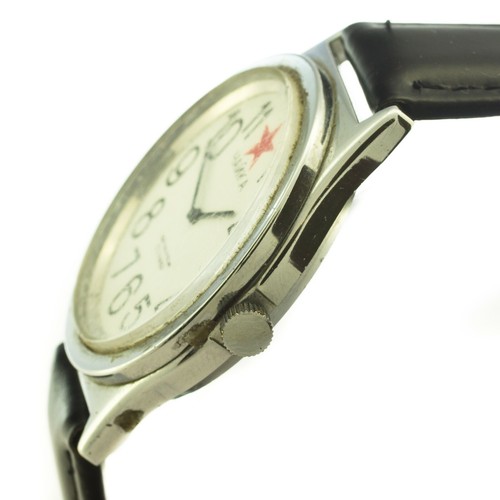 Chaika Soviético Mecánico Hombres Relojes de Pulsera Clásicos Vintage Reloj Estrella Roja URSS - Imagen 3 de 7