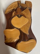 Calla Lily - Secret Wooden Puzzle Box