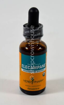 Herb Pharm ELECAMPANE Inula helenium 1oz tincture Respiratory organic 03/2025