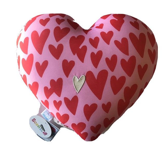 2 Scoops Red Pink Heart Candy Scented Microbead Squish Pillow Plush NEW eBay
