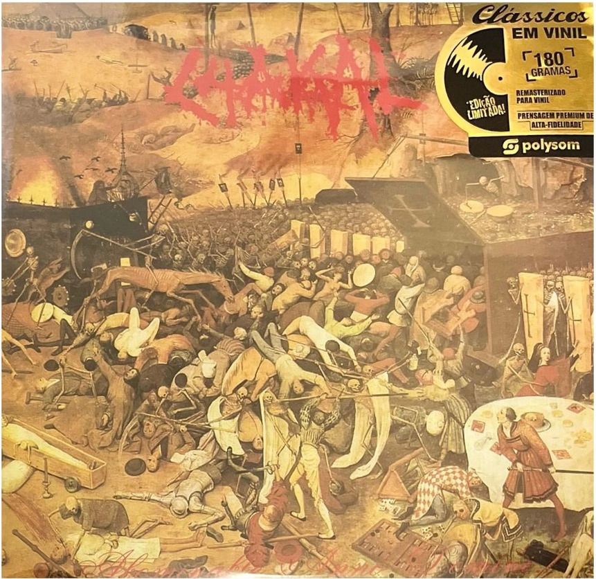 Chakal Abominable Anno Domini LP Brazil Thrash Metal MX RDP Sepultura Sarcofago