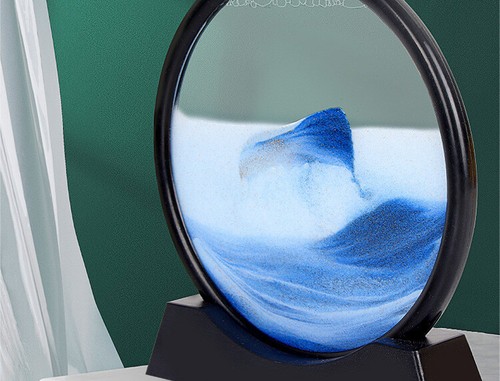 Tranquil Sands: A Mesmerizing Flowing Sand Art for Your Home - Picture 9 of 21