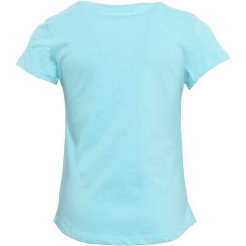 REEBOK Girl's Blue Signature Lock Up Tee RRP £20 - Picture 2 of 2