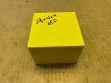 Urethane / Polyurethane Sheet Block Bar Stock 65D - 2.7" x 4" x 4" - Yellow