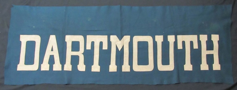 Vintage Dartmouth Ivy League Football Felt Banner 68x24 Green 182812 Vintage Dartmouth Ivy League Football Felt Banner 68x24 Green 182812