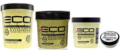 Eco Style Black Castor & Flaxseed Styling Gel