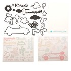 Diamond Press stamps and die set  Cruising by convertible scooter, CAR , Stampin — photo 1