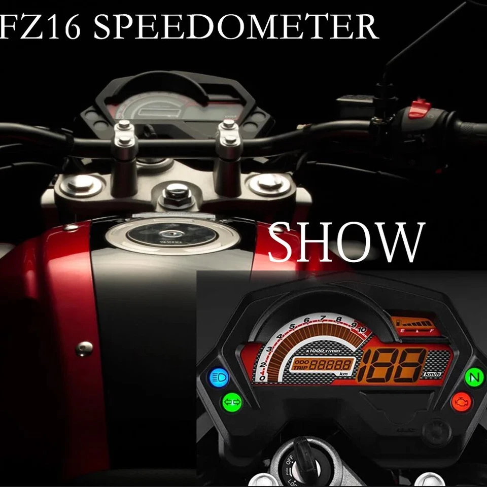 Velocímetro Indicador Electrónico Digital Moto para Yamaha FZ16 FZ 16 Piezas Foto 3 de 4