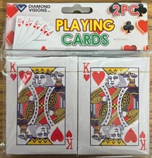 Diamond Visions ~ Playing Cards ~ 2 Standard Decks ~ Brand New ~ Factory Sealed