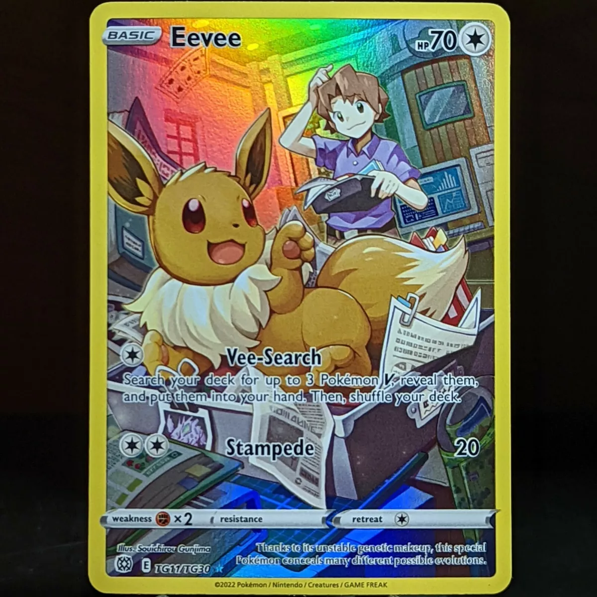 Pokemon Card Promo #SM233 - EEVEE GX (holo-foil): :  Sell TY Beanie Babies, Action Figures, Barbies, Cards & Toys selling online