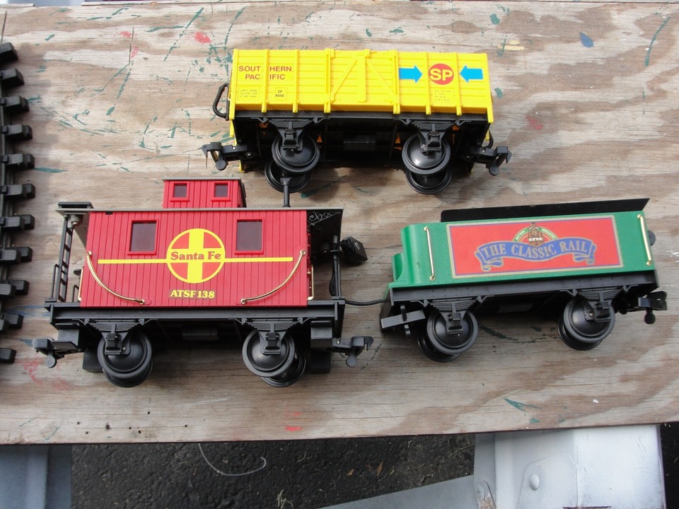 G Scale Lot of Trains, Track & Other Items Preowned eBay