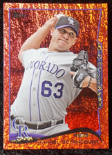 RAFAEL BETANCOURT—2014 Topps Red Hot Foil Parallel Insert #139