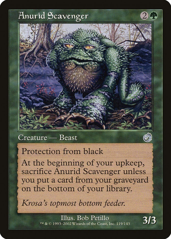 Anurid Scavenger Torment FOIL LP light clouding Magic MTG STOCK IMAGE