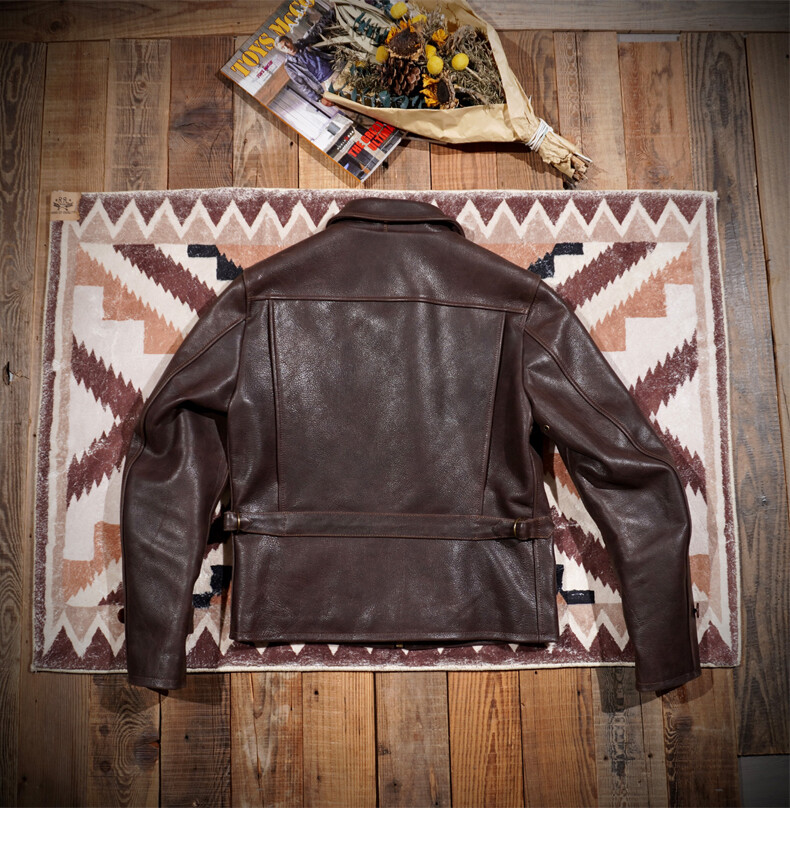 Men's Classic 1940 American Vintage Cowhide Depp Cropped