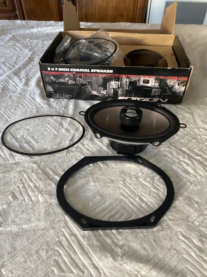 Orion C2.57 5"x7"  2 Way 80 W  Coaxial Speakers Car Audio Old School - Image 3 of 4