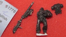 Games Workshop Warhammer 40k Grey Knight with Halberd WH40K Metal Figure GK OOP