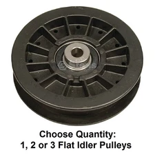 Flat Idler Pulley fits 109-3397 for Quest & Titan Zero Turn Mower Decks
