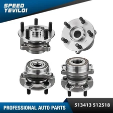4x Front & Rear Wheel Bearing Hubs for 14-2019 Subaru Impreza 2014-2018 Forester