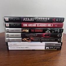 PSP Sony PlayStation Portable Games And UMD Movies Lot Of 7