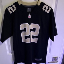 Nike NFL New Orleans Saints Mark Ingram #22 Jersey Black Gold Youth Size L