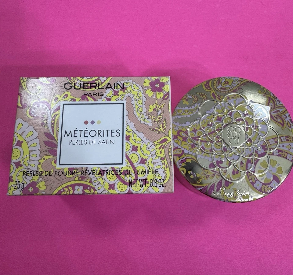 GUERLAIN Meteorites PERLES DE SATIN Light-Revealing Pearls of Powder NEW 25g - Image 4 of 4