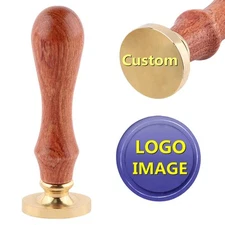 Custom Wax Seal Stamp,Personalized Picture/Logo for Wedding Invitations Gift