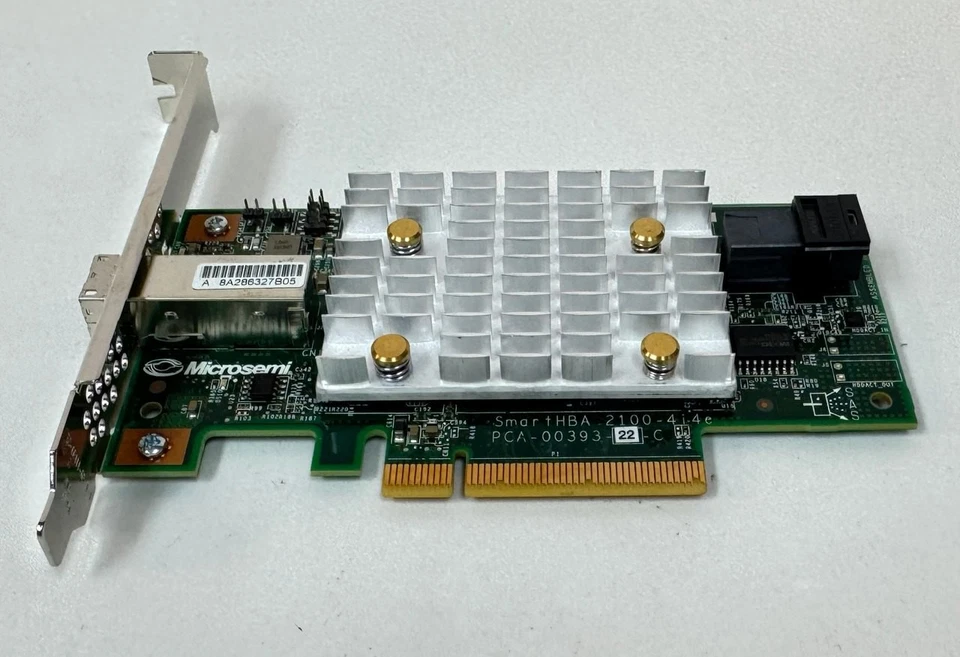 HP Microsemi SmartHBA 2100-4i4e 12Gb/s PCIe 3.0 SAS/SATA RAID Host Bus Adapter , - Image 4 of 4