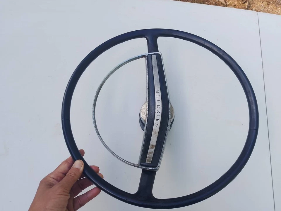 Datsun Bluebird 410 411 Steering Wheel Used - Imagem 2 de 4