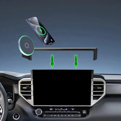 Car Phone Holder for 2022-2025 Toyota Tundra/2023 2024 2025 Toyota Sequoia Acces