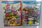 Wii U lot of super mario 3d world and smash bros