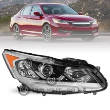 For 2016 2017 Honda Accord EX EX-L Sedan LED DRL Passenger Headlight