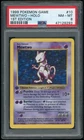 POKEMON BASE SET SHADOWLESS MEWTWO-HOLO 1999 GAME #10 1ST EDITION PSA 8