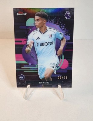 Josh King 2025-26 Topps Finest Black Refractor /15 Rookie Fullham