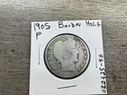 1905 Barber 90% Silver Half-Dollar Key Date and Mint Mark 032325 40rk